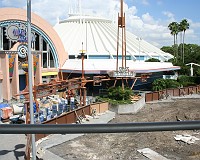 Tommorowland/Space Mountain area construction